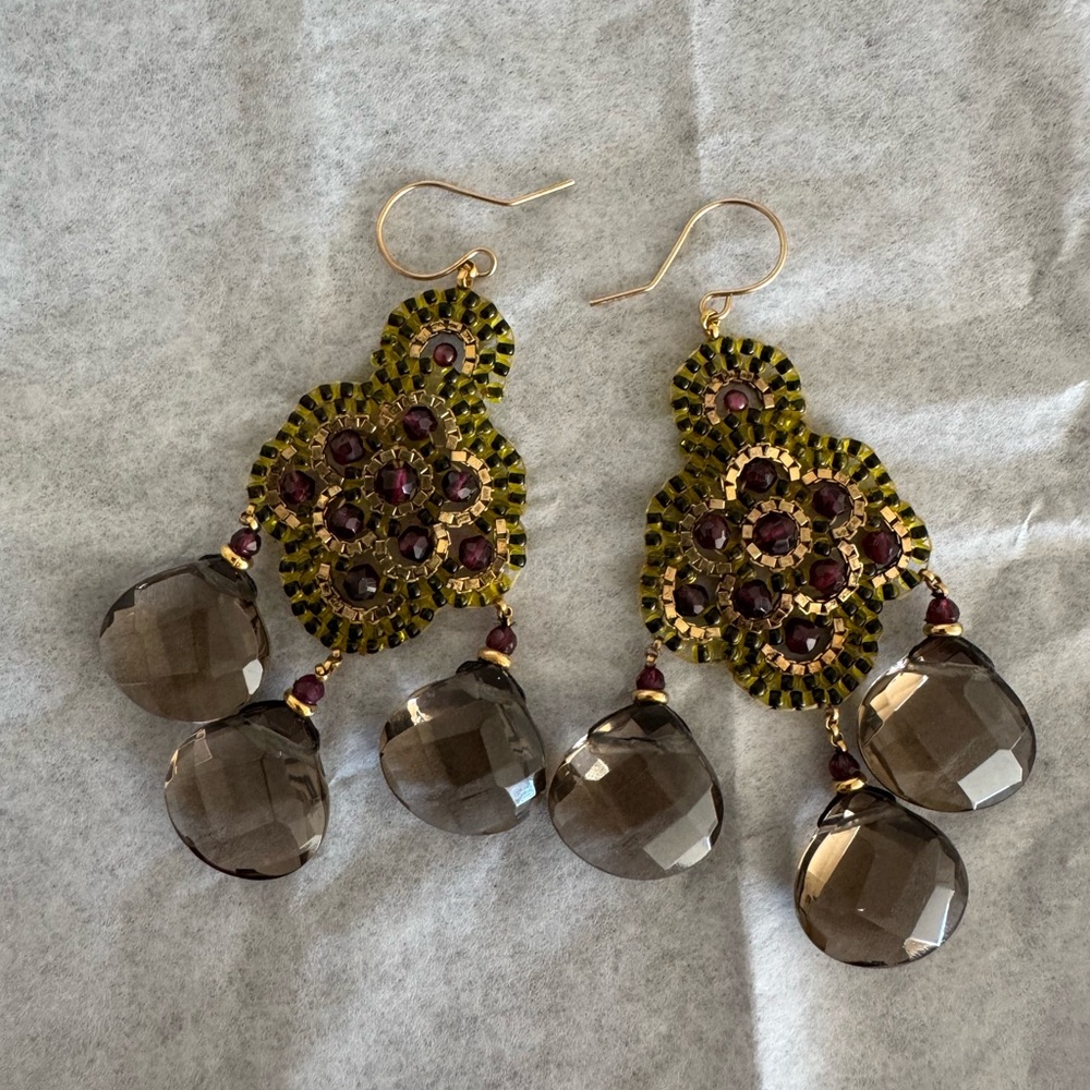 Stunning Statement Dangle Earrings - image 1